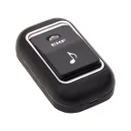 Звонок беспр. на батарейках Classic (2х1,5В АА, черный, 51 мелод. с индик. 4 ур.)