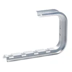 С-Омега профиль для проволочного лотка 100 INOX