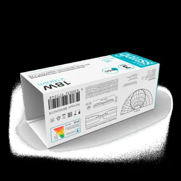 Светильник промышленный линейный ДСП 18 Вт 2160 лм 4000К AC 220В IP65 600х58х60мм ССП-176 матовый сквозная проводка соеденяется в линию EVO Gauss