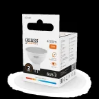Лампа светодиодная LED 5.5 Вт 430 лм 3000К софит MR16 теплый GU5.3 AC 220В Elementary Gauss
