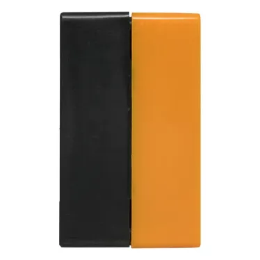 Корпус КП102 пластиковый 2 кнопки желтый