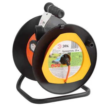 Удлинитель силовой RPx-1-2x0.75-20m на п. катушке б/з 1 гн 20м ПВС 2х0.75 RPx-1-2x0.75-20m