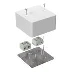 Коробка огнестойкая для кабель-канала 40-0460-FR10.0-4 Е15-Е120 85х85х45