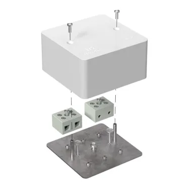 Коробка огнестойкая для кабель-канала 40-0460-FR10.0-4 Е15-Е120 85х85х45