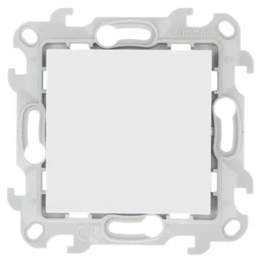 Выключатель одноклавишный, белый