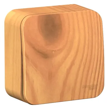 BLANCA одноклавишный выключатель наружный (cх.1), 10A, 250B, ясень