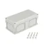 Корпус IP66/IP67, 400х200х160 мм, без МП, с фланцами, непрозрачная крышка H- 35 мм