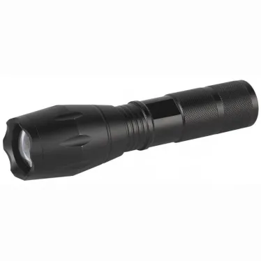 Фонарик карманный на батарейках 3хААА, ударопрочный, регулируемый фокус, ремешок на руку, 5 режимов UB-601 Титан