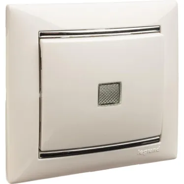 VALENA Рамка 1 пост жемчужная