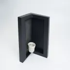 Светильник ДБУ Е27 без лампы IP54 черный