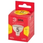 Лампа светодиодная LED 5 Вт 400Лм 2700К софит теплый GU5.3 220-240В LED MR16-5W-827-GU5.3 Red Line