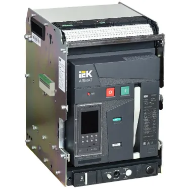 Выключатель автоматический воздушный ARMAT выдвижного исполнения 3P типоразмер B 85кА 1250А расцепитель TD с комплектом аксессуаров 220В: мотор привод катушка включения катушка отключения