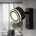 Светильник настенный WL49 BK GX53 IP20 черный