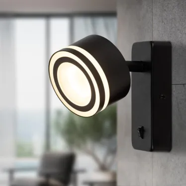 Светильник настенный WL49 BK GX53 IP20 черный