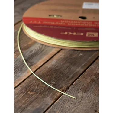 Термоусаживаемая трубка ТУТ нг 3/1,5 жел-зел рулон PROxima