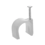 Скоба для кабеля круглая А7мм (50шт)