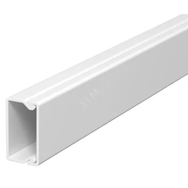 Кабельный канал безгалогеновый WDKH 15x30x2000 мм (ABS-пластик белый)
