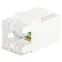 Люки ОФИС 18-8002-01 Коннектор RJ45 CAT6 UTP Keystone, цвет белый