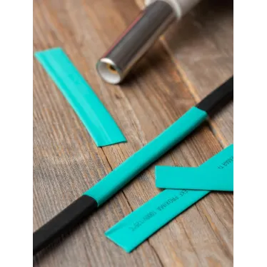 Трубка термоусаживаемая ТУТ нг 8/4 зелёная рулон PROxima