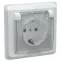 РСбш10-3-ВБ Розетка 1-ая з/к з/ш кр. 16А IP44 ВЕГА белый