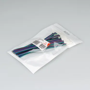 Коннектор выводной FIX-RGB-10мм-150мм-X1 (4-pin) (ARL, -)