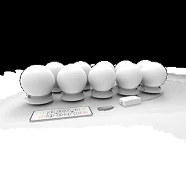 Светильник светодиодный 10 Вт 780 лм 2700-6500К AC 220В Белый IP20 50х45х50мм с пультом управления MAKEUP Gauss