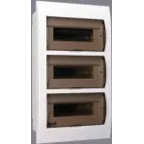 Щит распределительный встраиваемый ЩРв-36 IP41 пластиковый прозрачная дверь