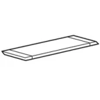 XL3 400 Пластина для ввода кабеля металл