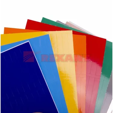 Маркеры самоклеящиеся МС-5 цветные, REXANT