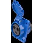 Розетка NCA-SR423-32-220 стационарная скрытая 32А 2P+PE IP44