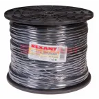 Кабель КВК-П-2 +2x0,75 кв.мм (Cu/Cu) черный (200 м),