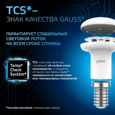 Лампа светодиодная R39 4W 370lm 6500K Е14 LED 1/10/100 | 106001304 | Gauss