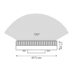 Лампа светодиодная LED 6Вт GX53 220В 2700К | 108008106 | Gauss