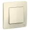 BLANCA скрытой установки одноклавишный выключатель (cх.1), 10A, 250B, молочный