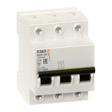 Выключатель автоматический модульный ВА47-29-3C16-УХЛ3 (4,5кА)