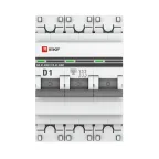 Автоматический выключатель 3P 1А (D) 6кА ВА 47-63M c одним магнитным расцепителем