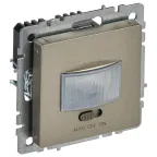 BRITE Датчик движения ДС10-1-БрШ шампань IEK