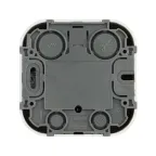 Quteo Адаптер для 1 или 2 розеток RJ45 Keystone белый наружный