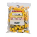 Наконечник вилочный изолир 8.4 мм 4-6 кв мм (НВи 6.0-8) желтый, REXANT