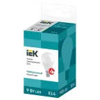 Лампа светодиодная G45 шар 9Вт 230В 4000К E14 IEK