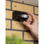 ИК датчик движения наст. 1200Вт 180гр. до 12м IP44 MS-39b черный PROxima