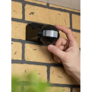 ИК датчик движения наст. 1200Вт 180гр. до 12м IP44 MS-39b черный PROxima