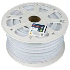 ULS-N21-2835-120LED/m-8mm-IP67-220V-8W/m-50M-WW Светодиодная гибкая герметичная лента. NEON. Бобина 50 м. Теплый белый свет (3000К). TM