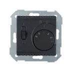 Термостат с датчиком в пол с выключателем, S82,82N, графит