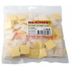 Площадка под винт самоклеящаяся 28х28 мм, белая, 100 шт,