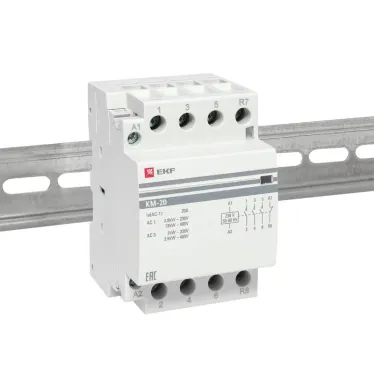 Контактор модульный 20А 3п 3NО+NC