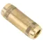 Муфта соединительная d-18мм латунь