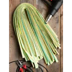 Трубка термоусаживаемая ТУТ нг 16/8 желто-зеленая в отрезках по 1м PROxima