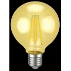 Лампа светодиодная G95 шар золото 6Вт 230В 2700К E27 серия 360° IEK