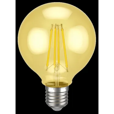 Лампа светодиодная G95 шар золото 6Вт 230В 2700К E27 серия 360° IEK